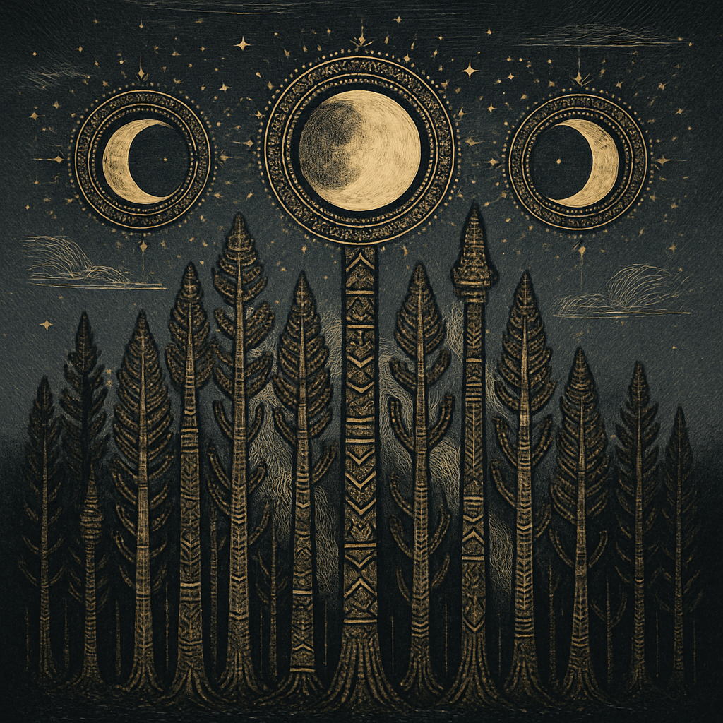 Celestial Forest Of The Triple Moons Paint by diamonds kits