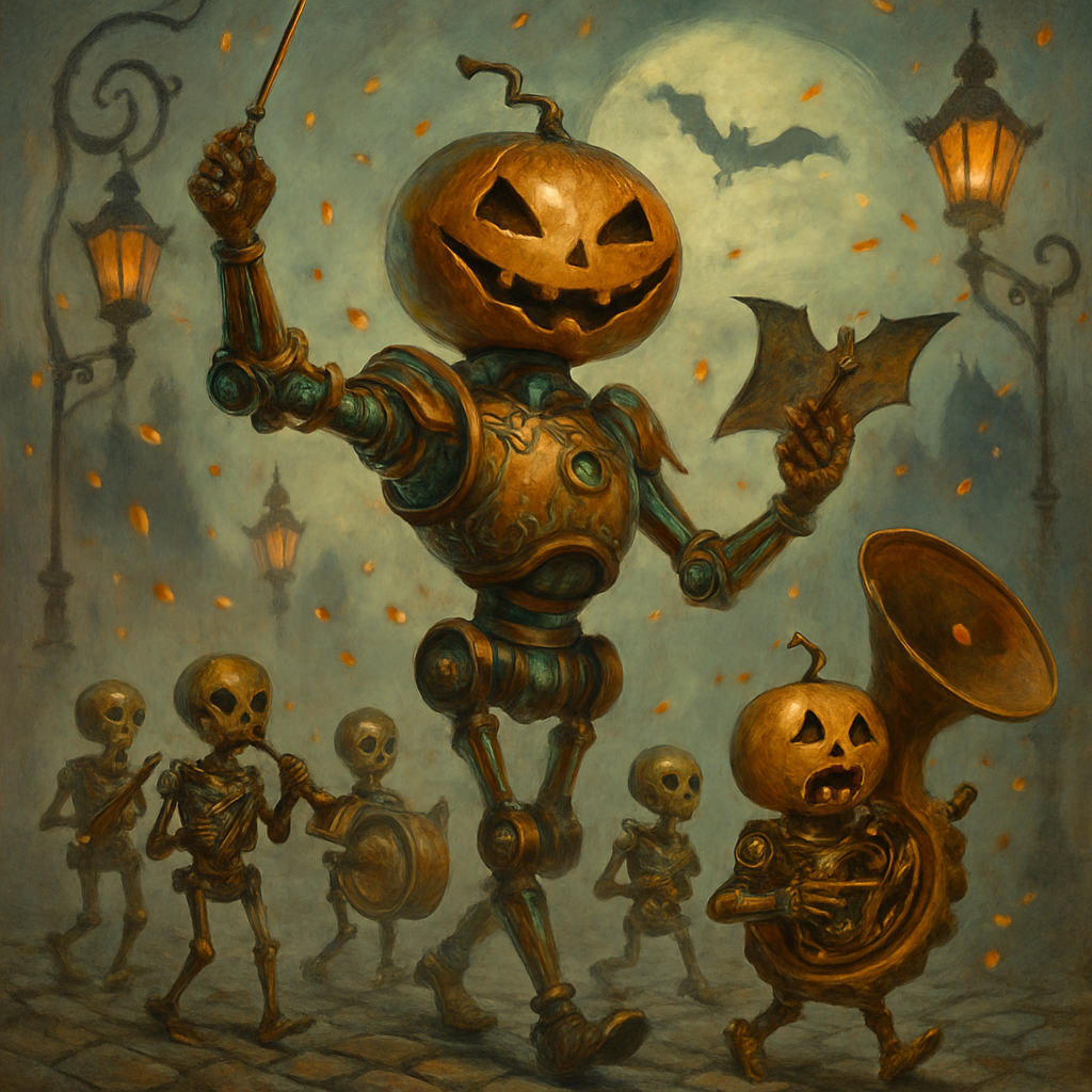 The Pumpkinwright Clockwork Parade diamond painting