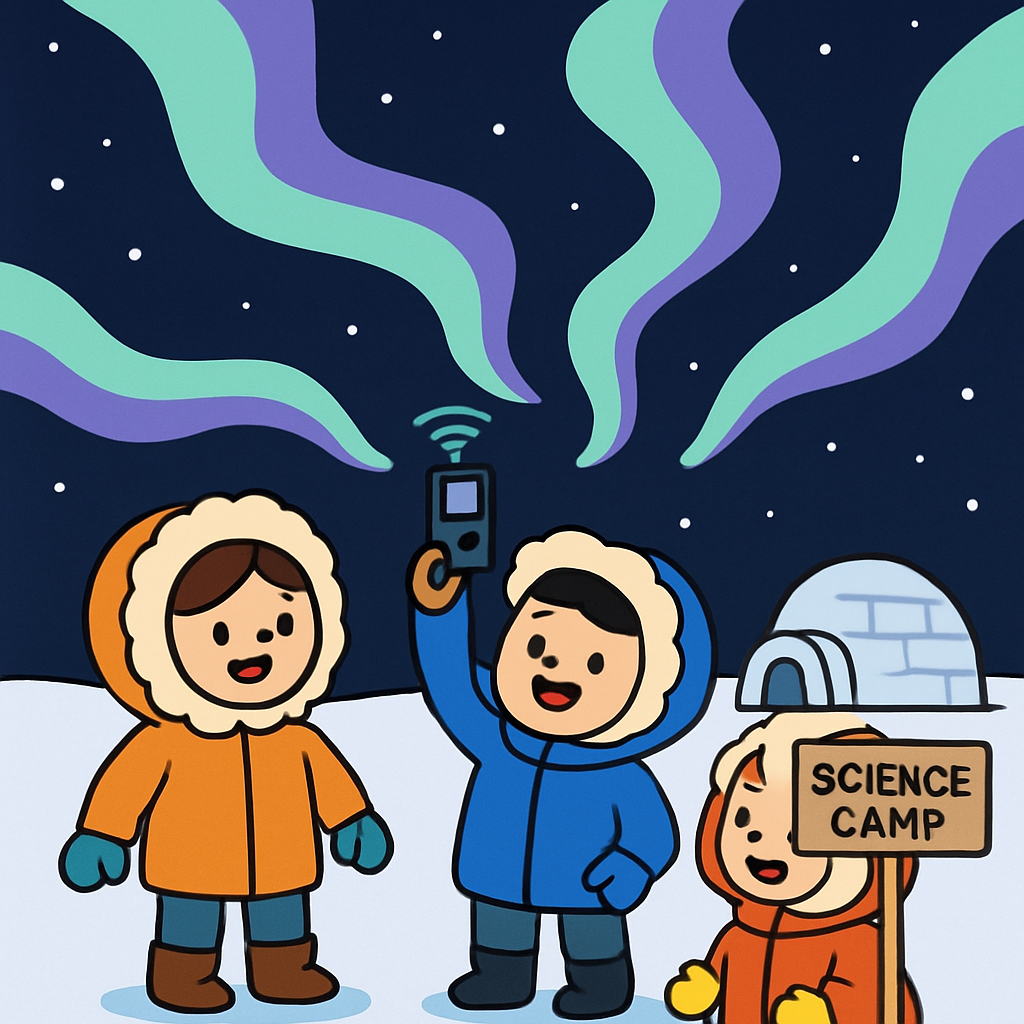 Aurora Science Camp In The Arctic Paint by diamonds kits