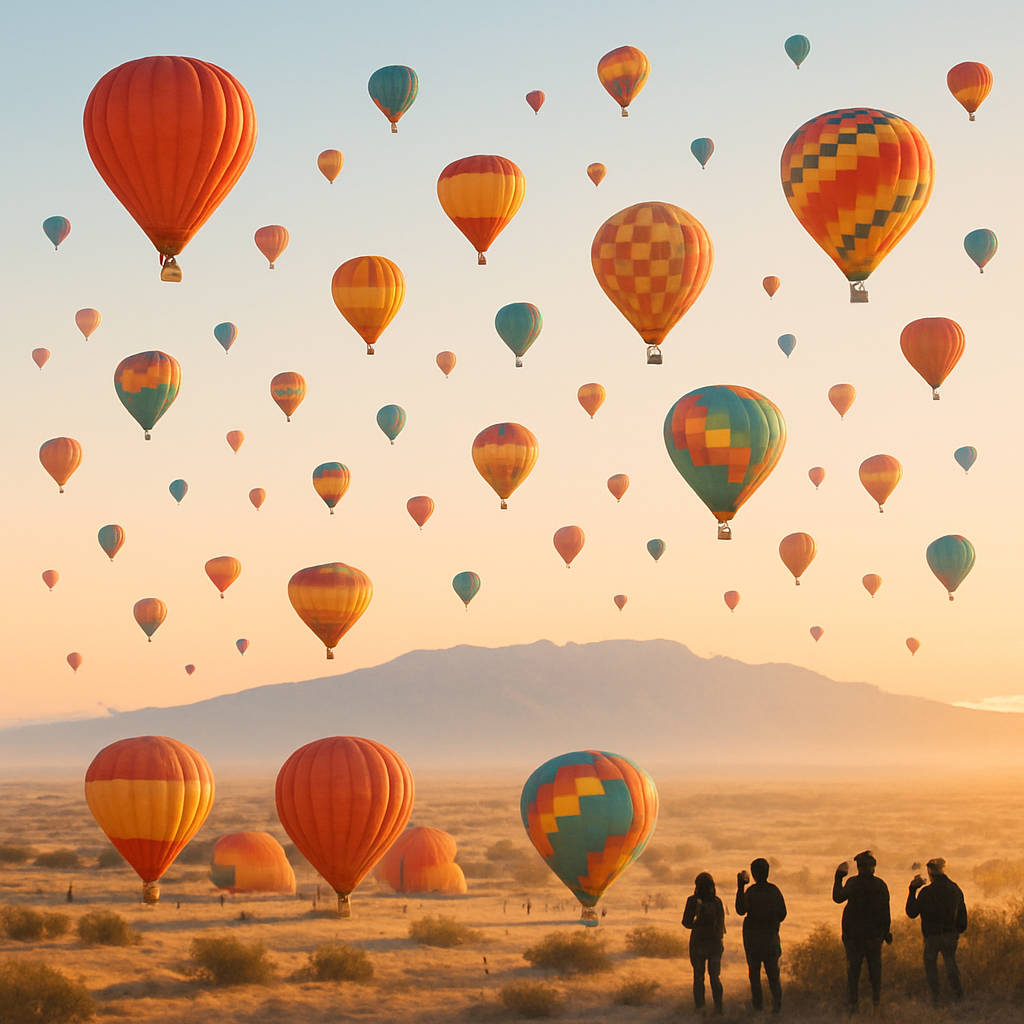Albuquerque International Balloon Fiesta Painting by diamonds kit