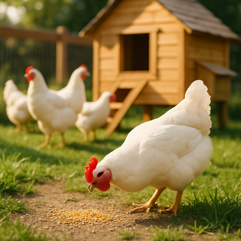 Rhode Island White Chicken paint by diamonds