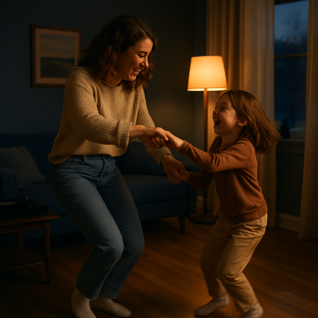 Navy Waltz Of Home: Dancing Where The Lamp Light Glows DIY paint by diamonds