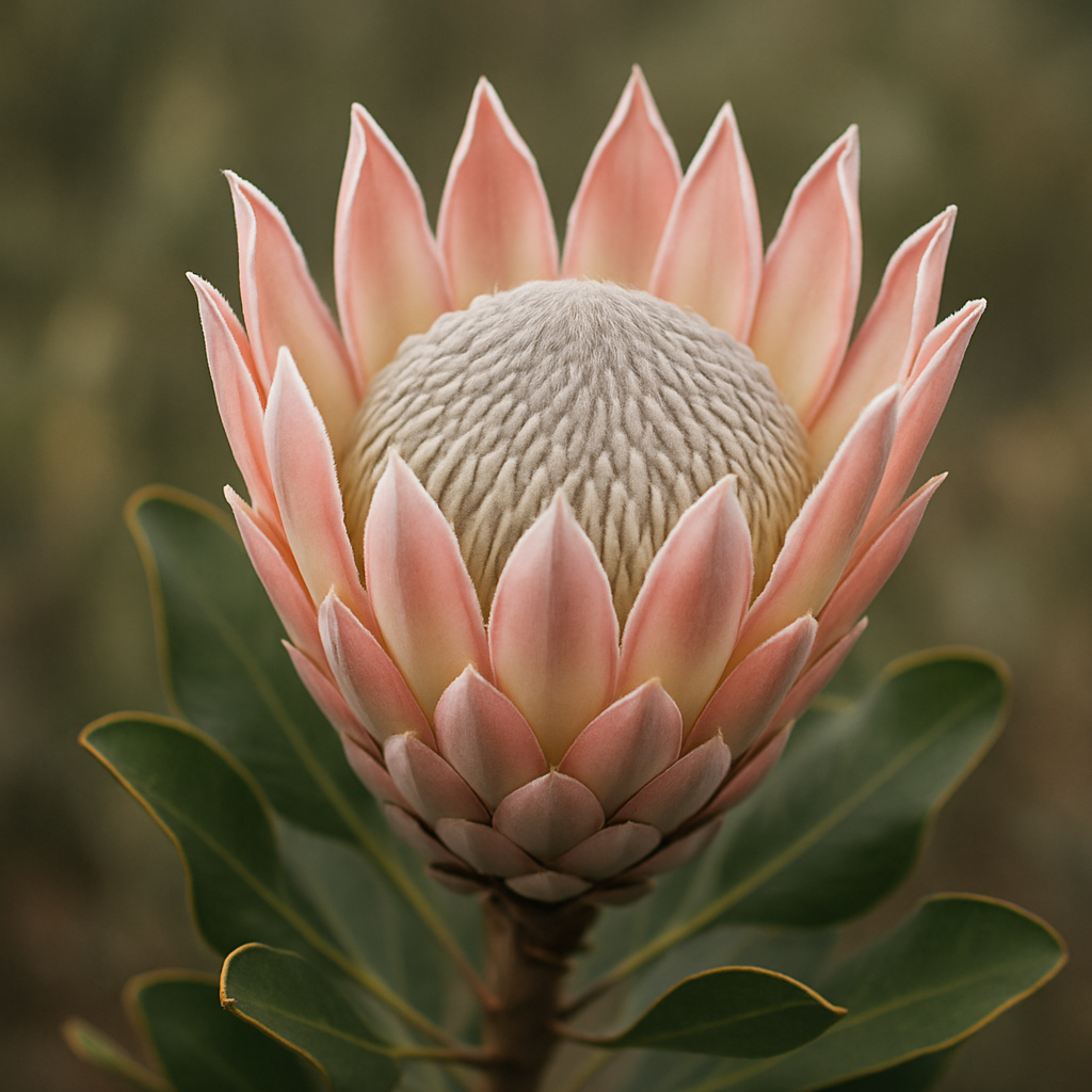 Protea Cynaroides South Africa paint by color