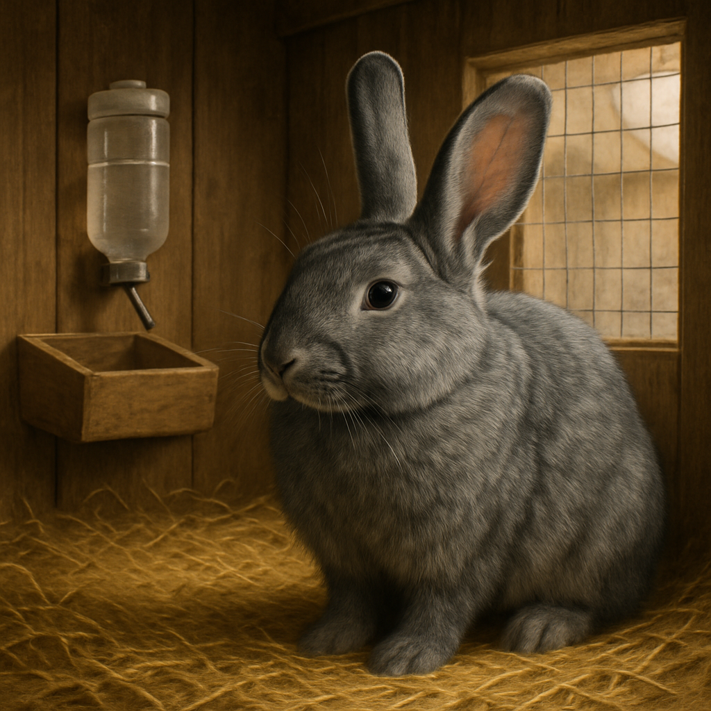 Giant Chinchilla Rabbit diamond painting
