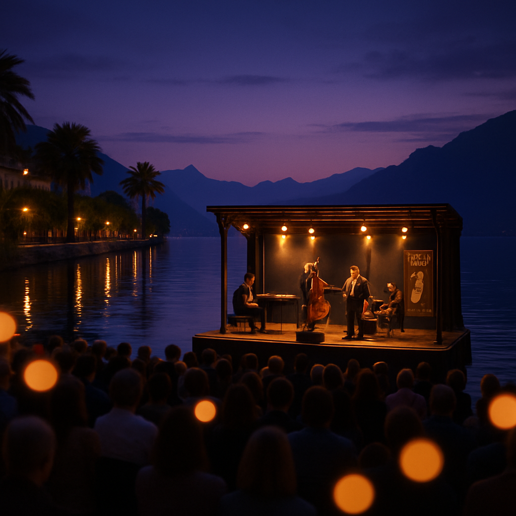 Montreux Jazz Festival In Montreux Switzerland DIY paint by diamonds