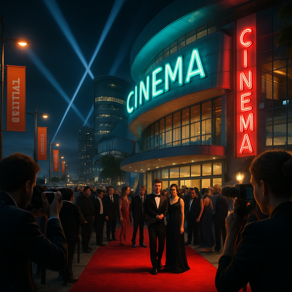 Busan International Film Festival In Busan South Korea Painting by diamonds kit