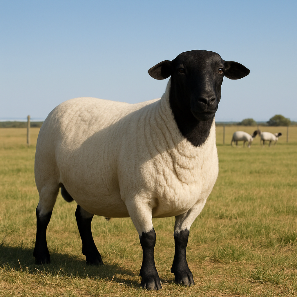 Dorper Sheep Painting by diamonds kit