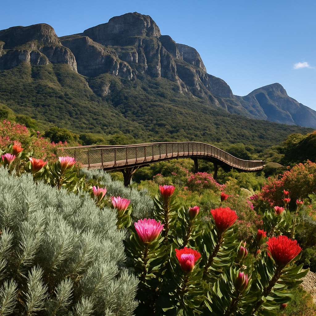 Kirstenbosch National Botanical Garden paint by color