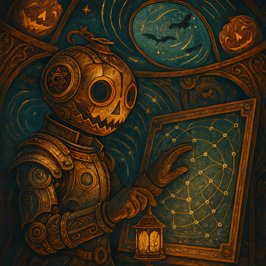 Clockwork Pumpkin Astronomer paint by color