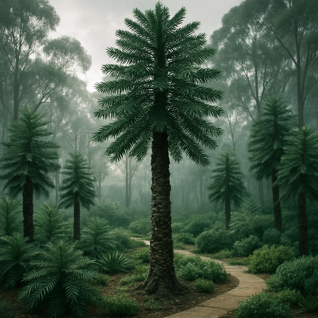 Wollemi Pine At Australian Botanic Garden Mount Annan Paint by diamonds kits