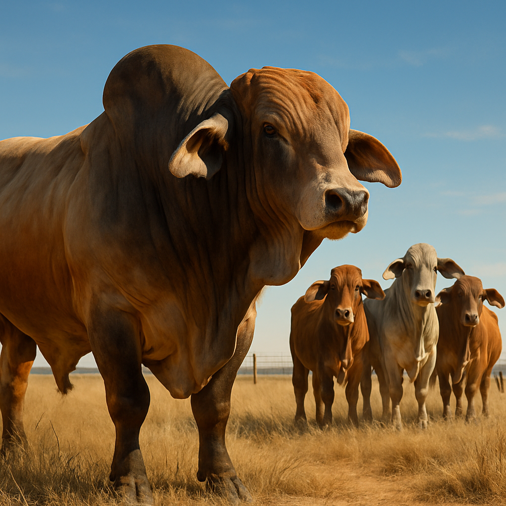 Brahman Cattle diamond painting