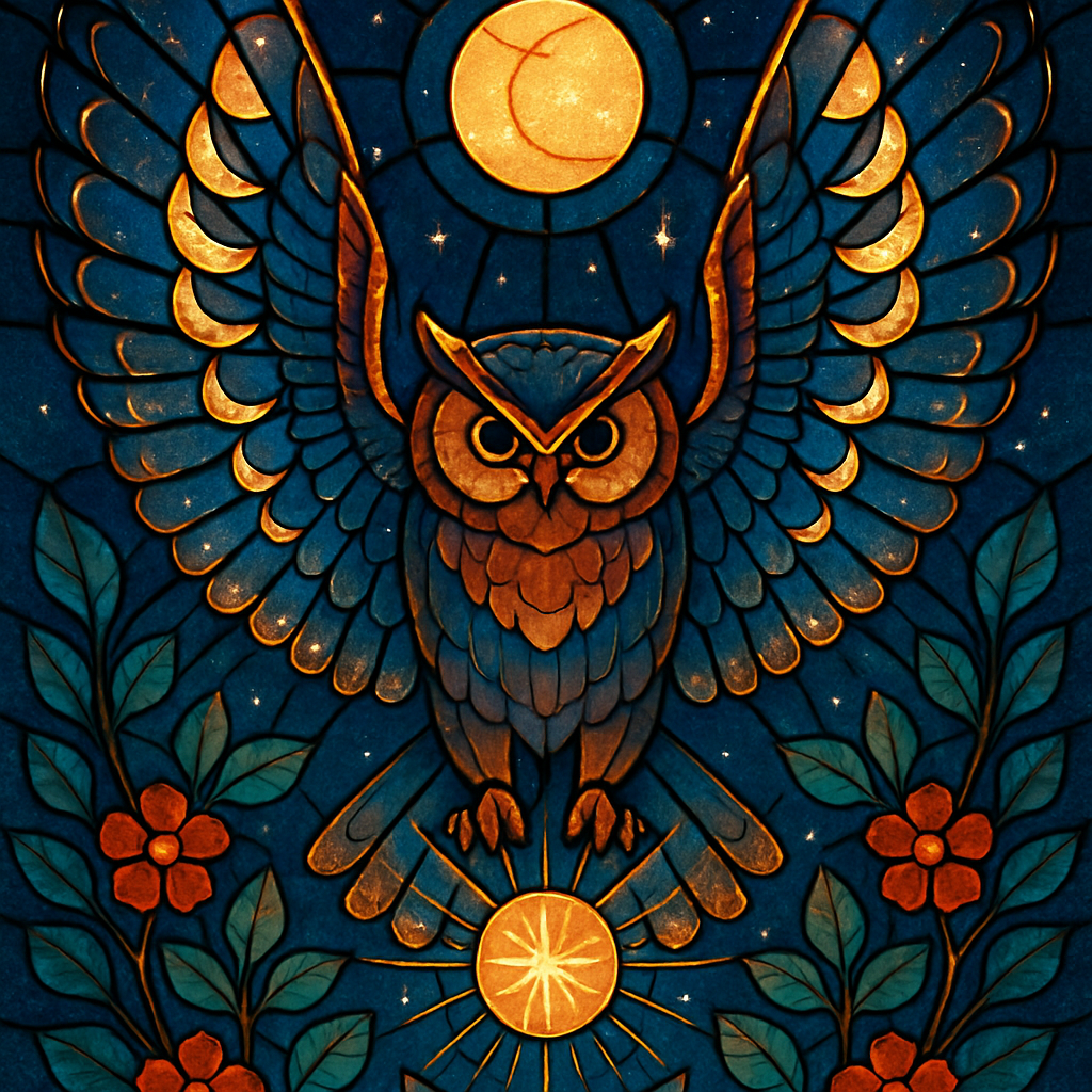 Starlit Hollow Owl Lantern Flight diamonded painting kits
