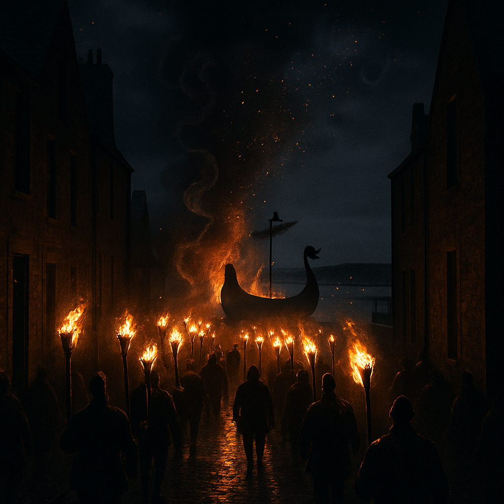Up Helly Aa Fire Festival Lerwick Shetland Islands United Kingdom diamonded painting kits