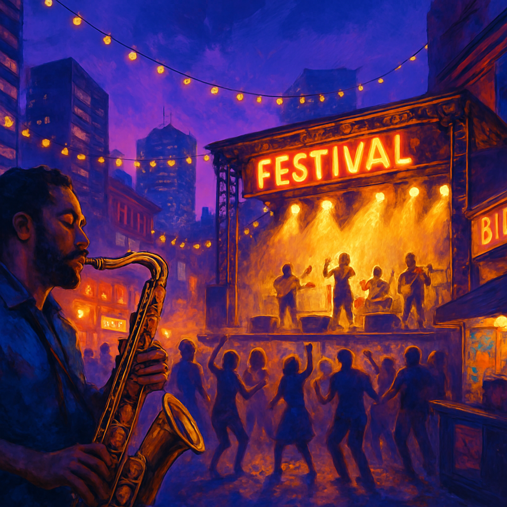 Montreal International Jazz Festival Montreal paint by diamond