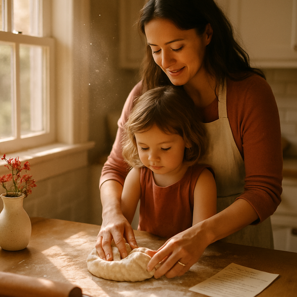 Recipe Of Homecoming Hands In A Flour Dusted Kitchen paint by diamond