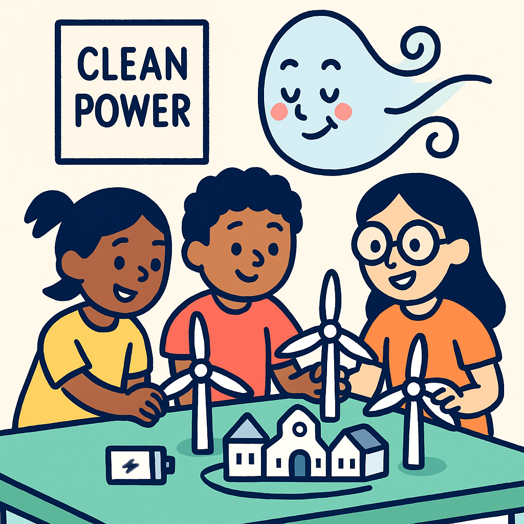 Build A Tiny Wind Farm Town paint by diamonds