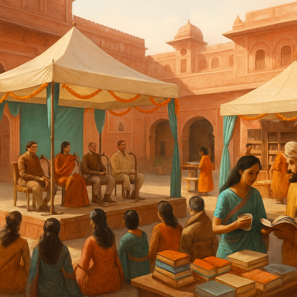 Jaipur Literature Festival Jaipur paint by diamonds