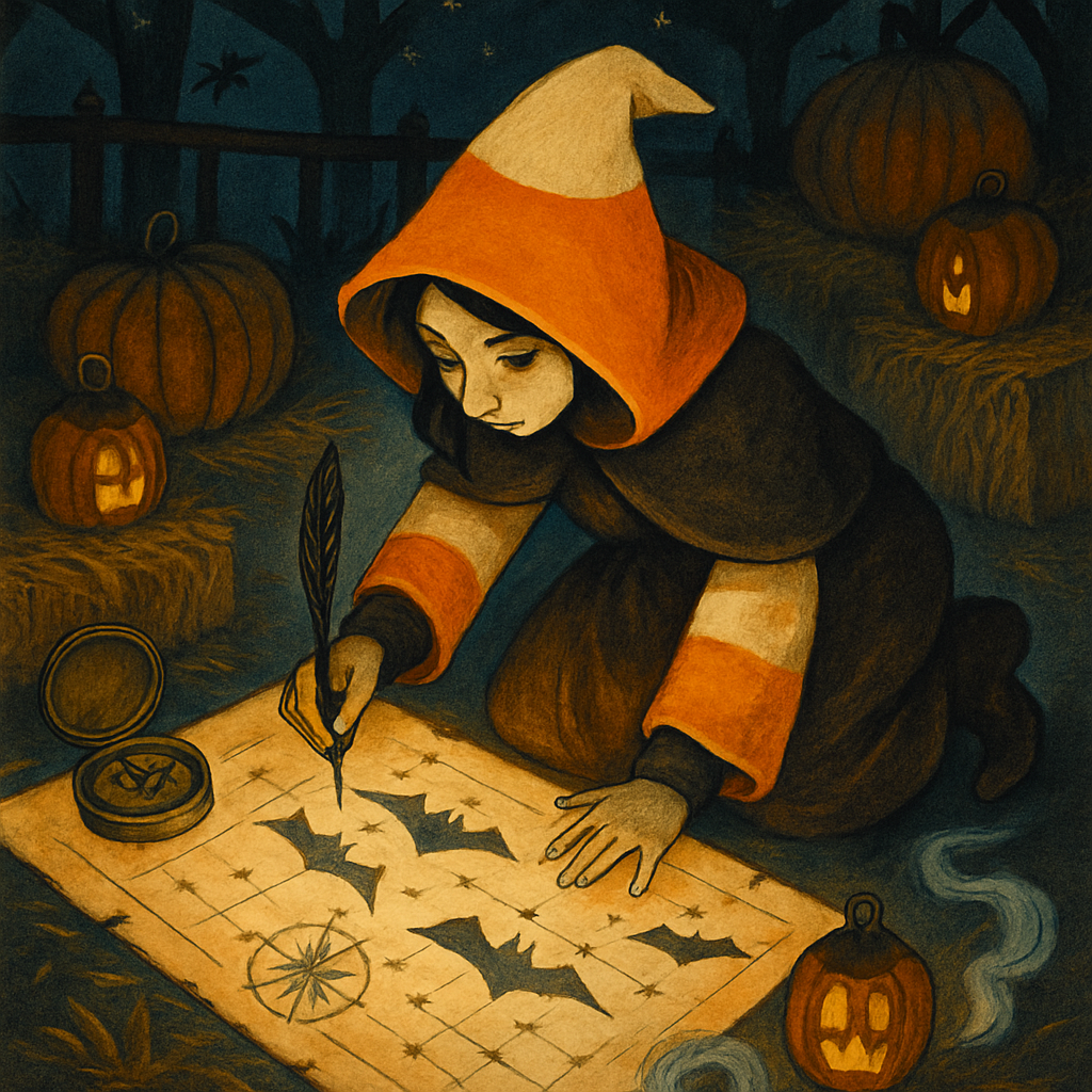 The Candy Corn Cartographer diamonded painting kits
