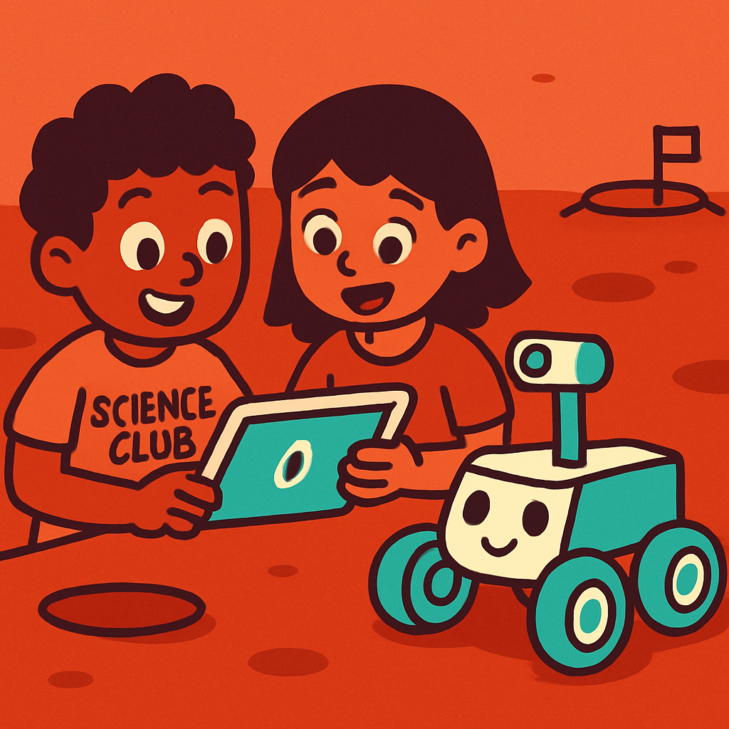 Mars Rover Science Club Adventure diamond painting
