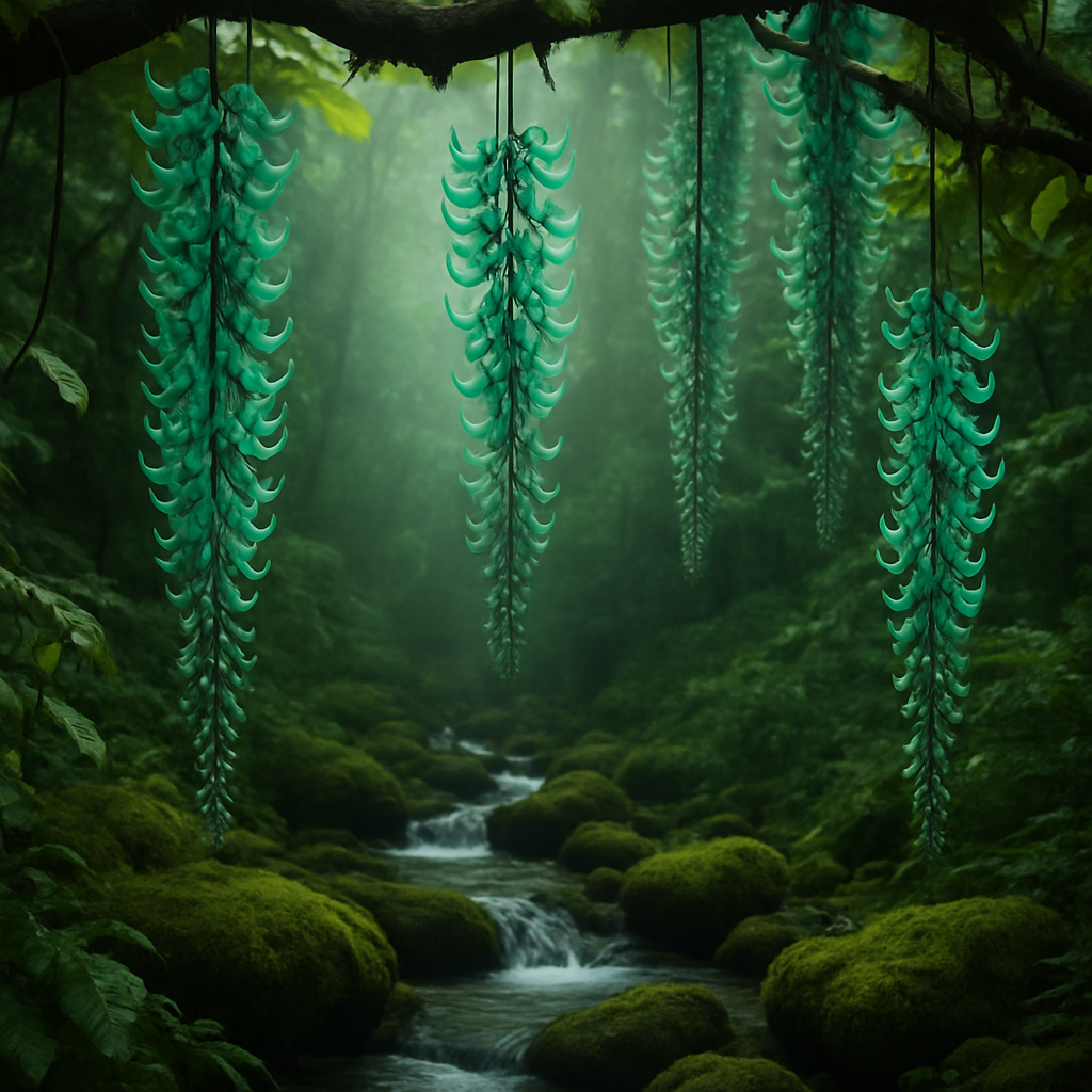 Jade Vine Rainforest Cascade paint by color