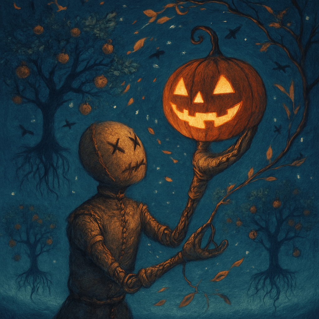 Lantern Keeper Of The Floating Orchard diamonded painting kits