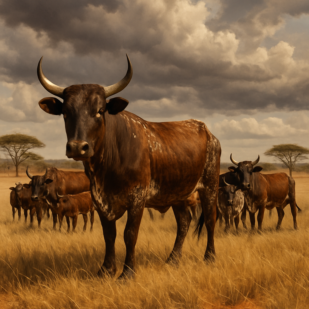 Nguni Cattle South Africa diamond painting
