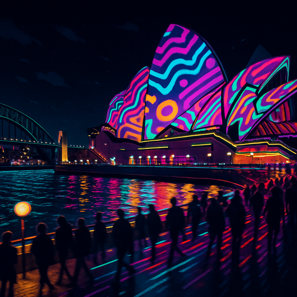 Vivid Sydney Light Festival Sydney diamond painting