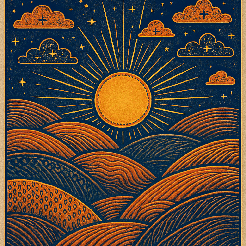 Sunforge Over Rolling Hill Mandalas paint by diamonds
