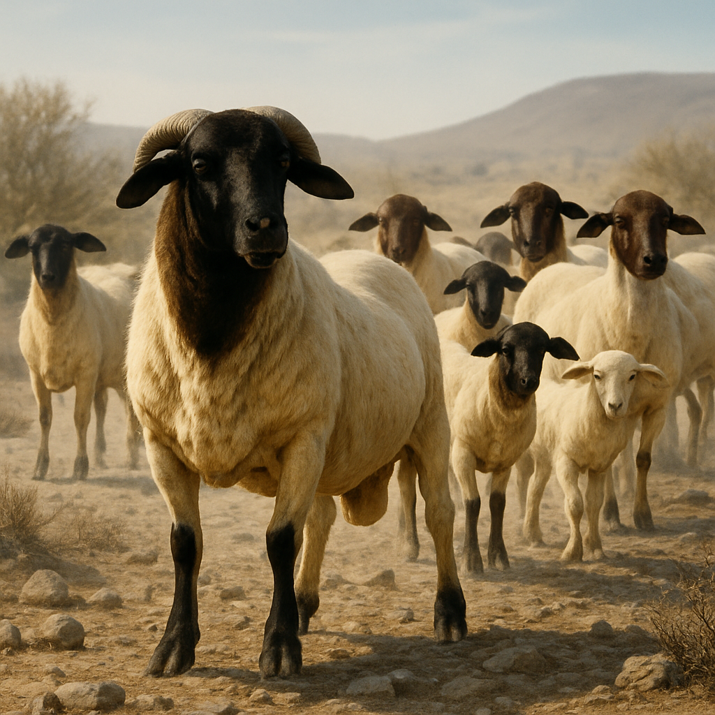 Damara Sheep Namibia Paint by diamonds kits