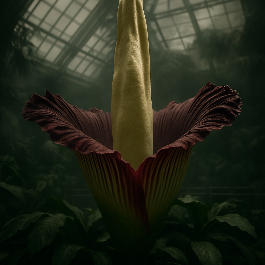 Titan Arum Amorphophallus Titanum Sumatra Indonesia Painting by diamonds kit