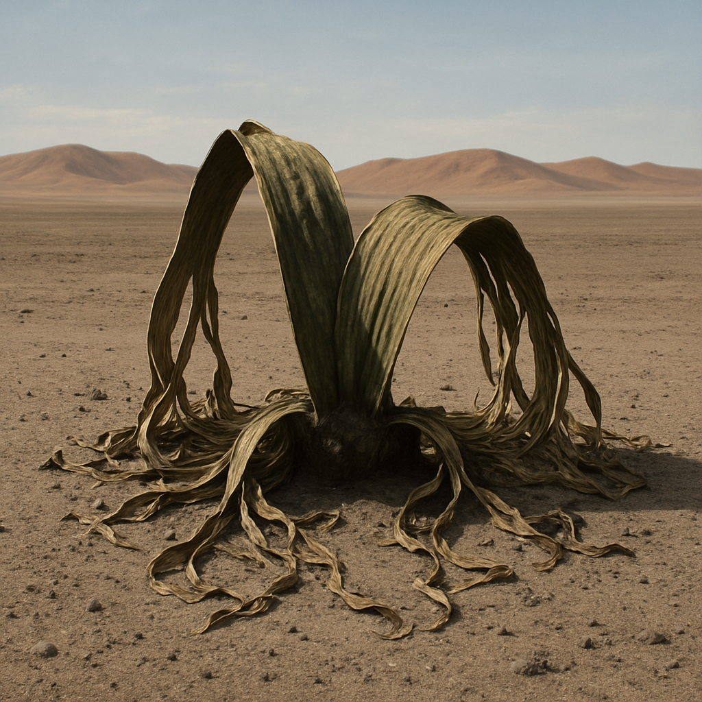 Welwitschia Welwitschia Mirabilis Namib Desert Namibia paint by color