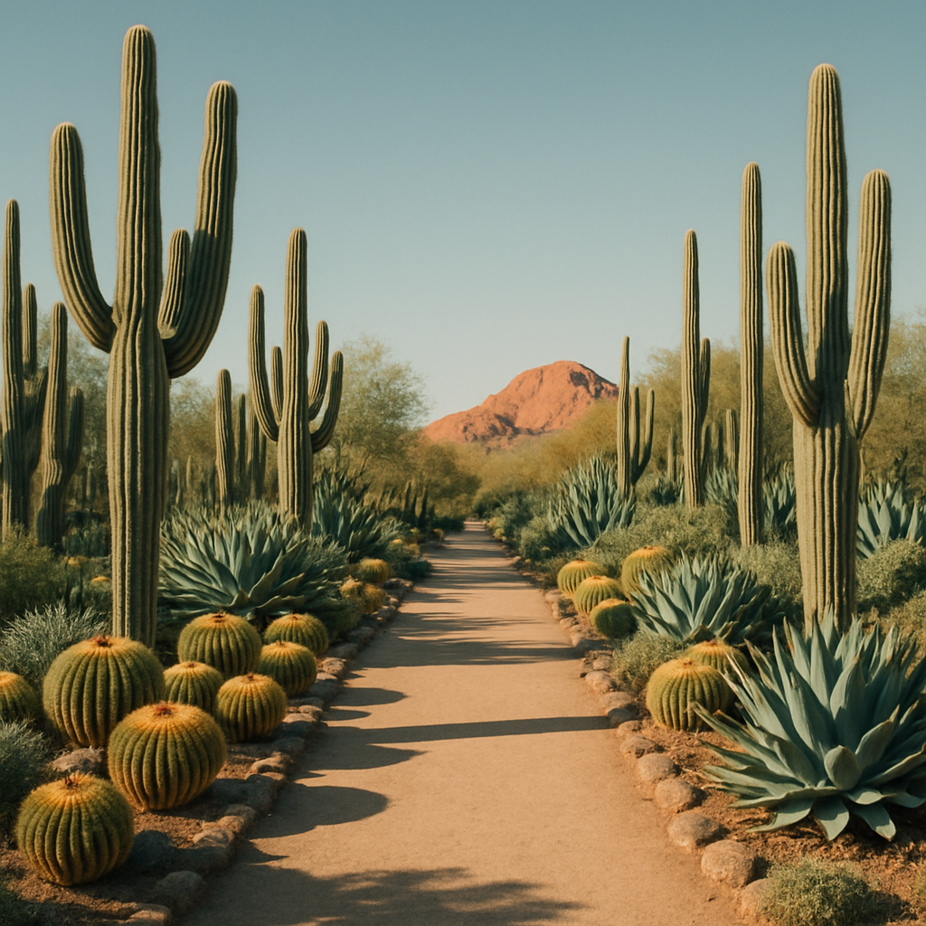 Desert Botanical Garden Phoenix Arizona USA DIY paint by diamonds