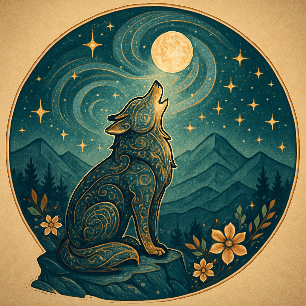 Starforge Wolf Of The Mountain Harmony Spiral DIY paint by diamonds