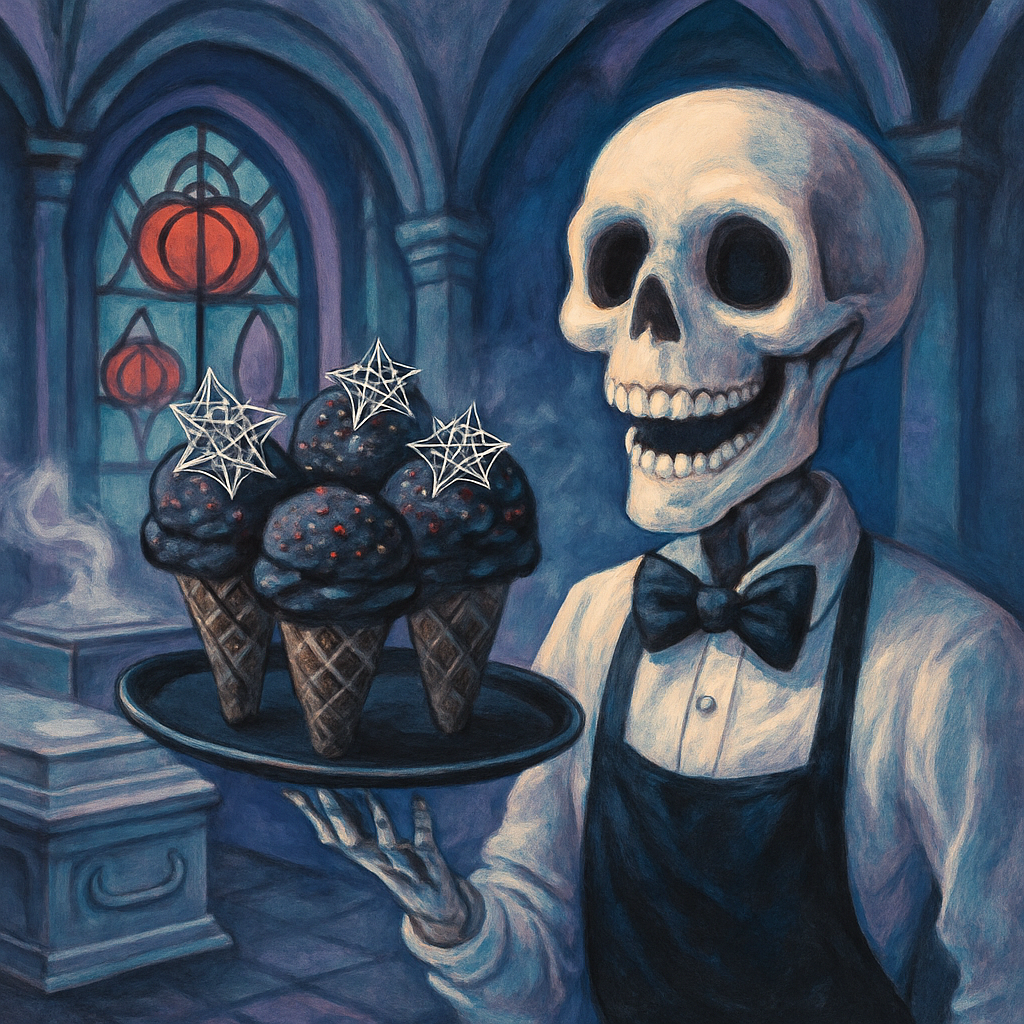 Ice Cream Crypt Parlor painting diamond kit