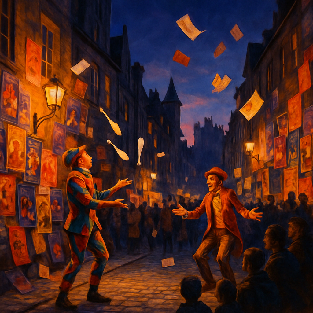 Edinburgh Festival Fringe Edinburgh Scotland United Kingdom paint by color