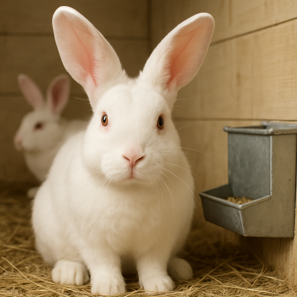 New Zealand White Rabbit - United States paint by color