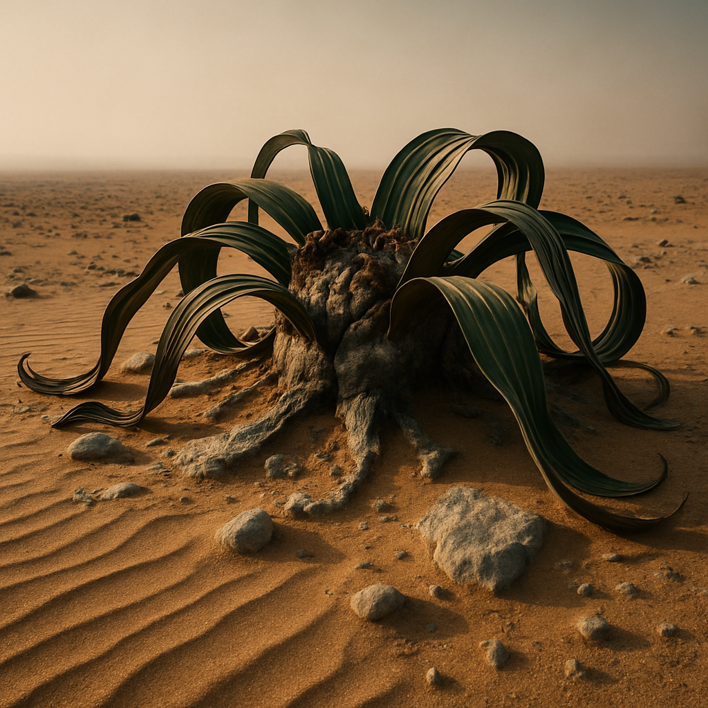 Welwitschia Mirabilis In The Namib Desert paint by diamond