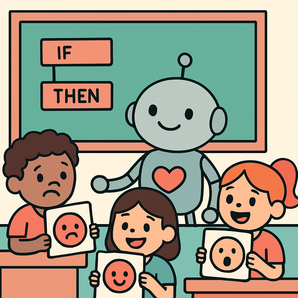Train The Robot For A Kind Classroom Paint by diamonds kits