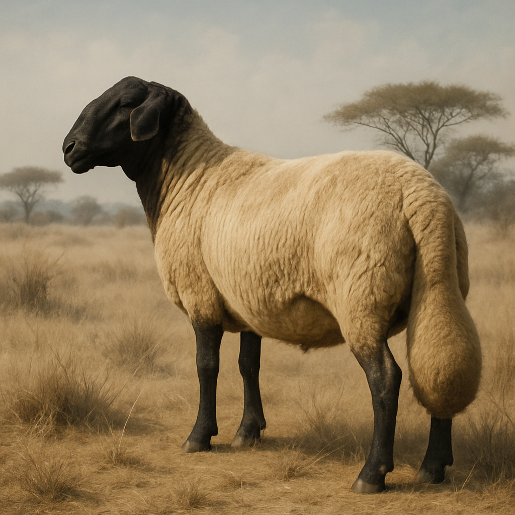 Damara Sheep Paint by diamonds kits