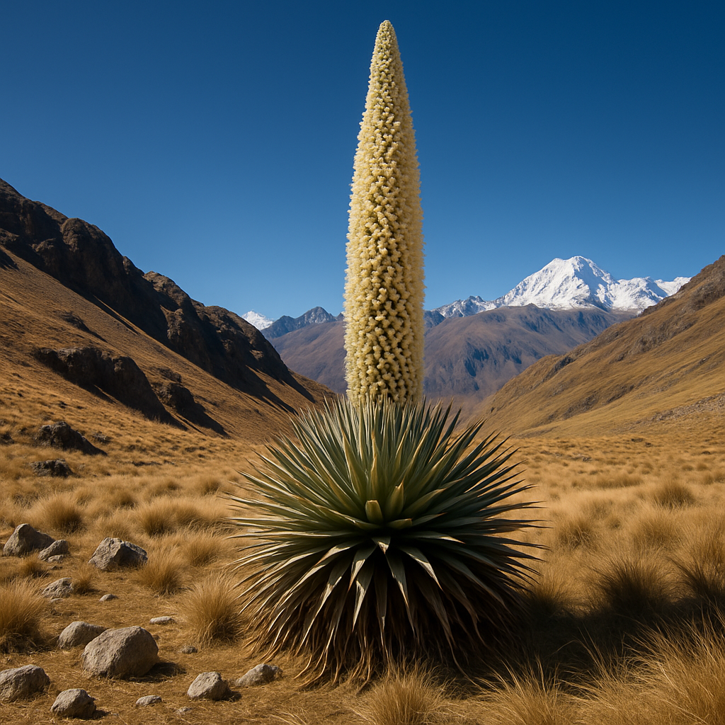 Puya Raimondii Queen Of The Andes In Huascaran National Park Peru diamonded painting kits