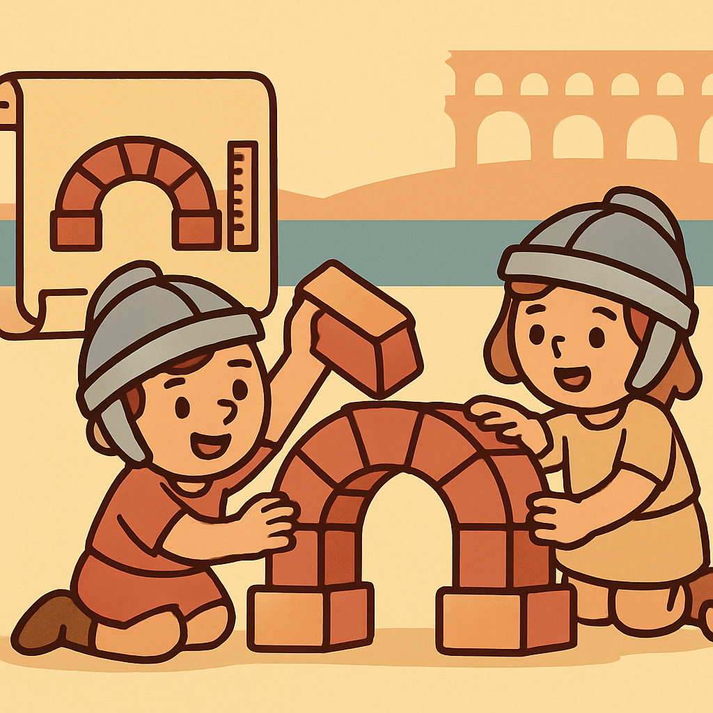 Build A Bridge With Ancient Romans paint by diamond