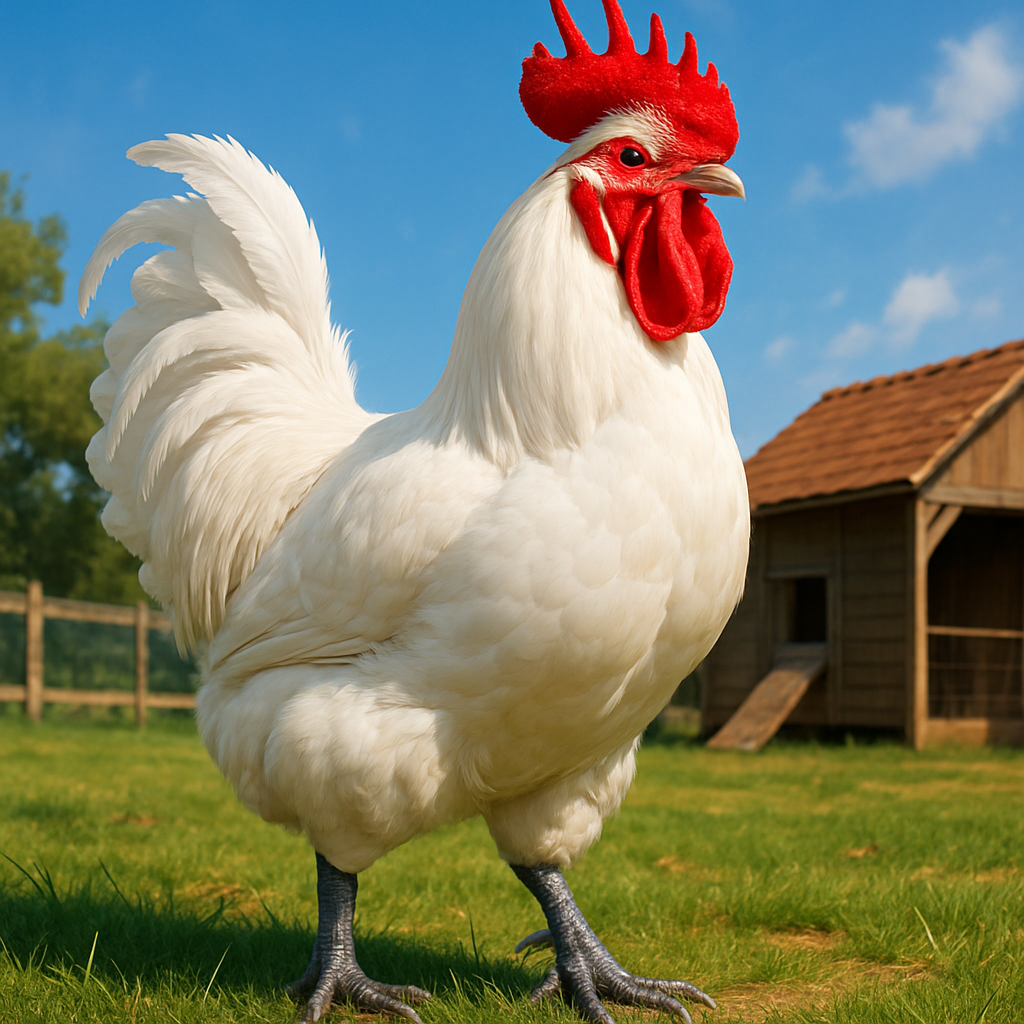 Bresse Chicken Painting by diamonds kit
