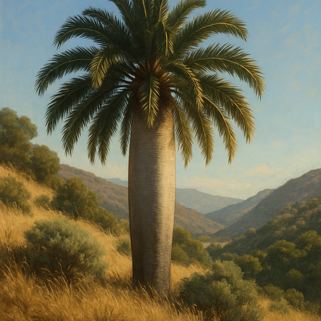 Chilean Wine Palm Jubaea Chilensis In Ocoa Valley Chile Paint by diamonds kits