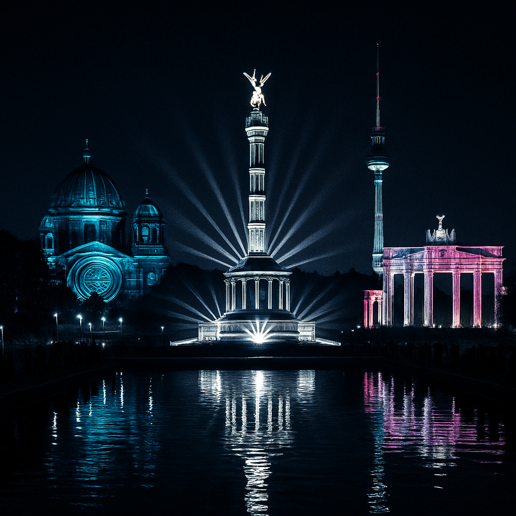 Festival Of Lights Berlin Germany paint by color