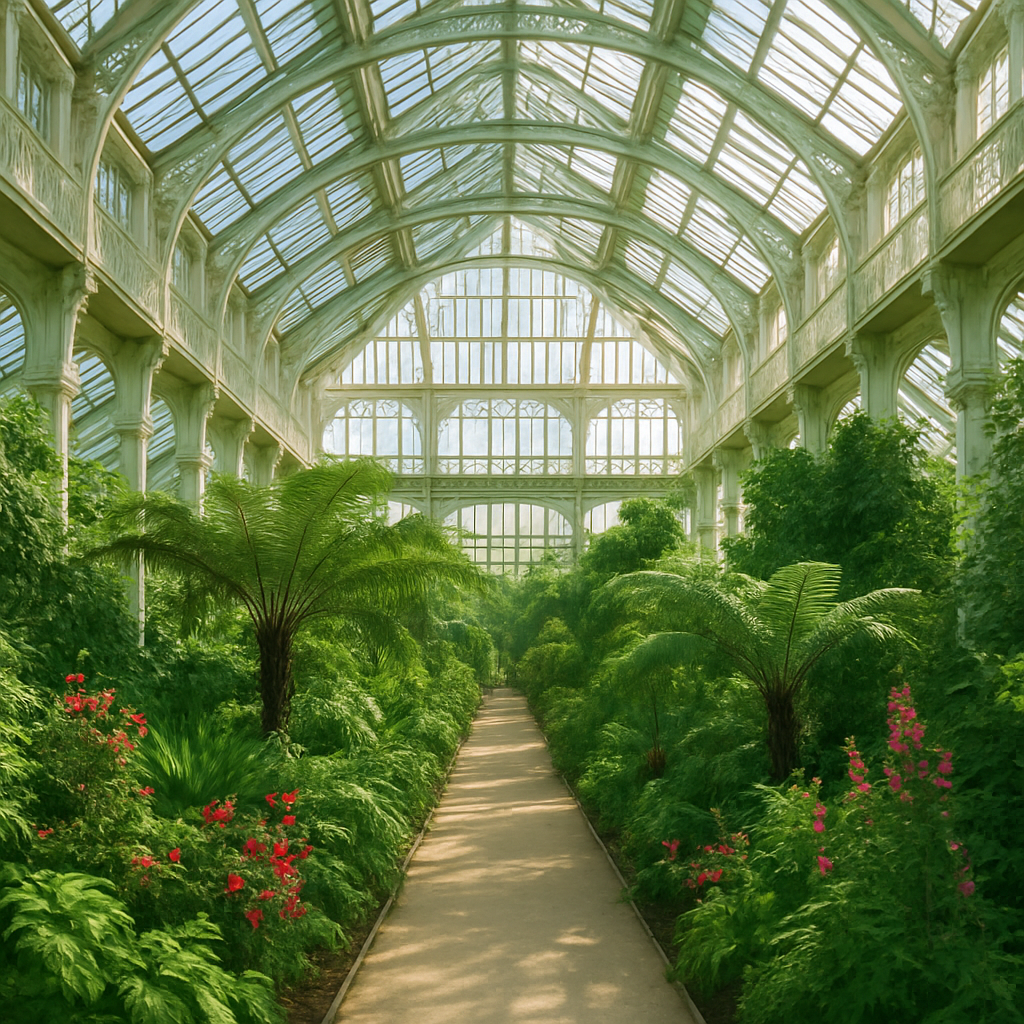 Royal Botanic Gardens Kew Temperate House painting diamond kit