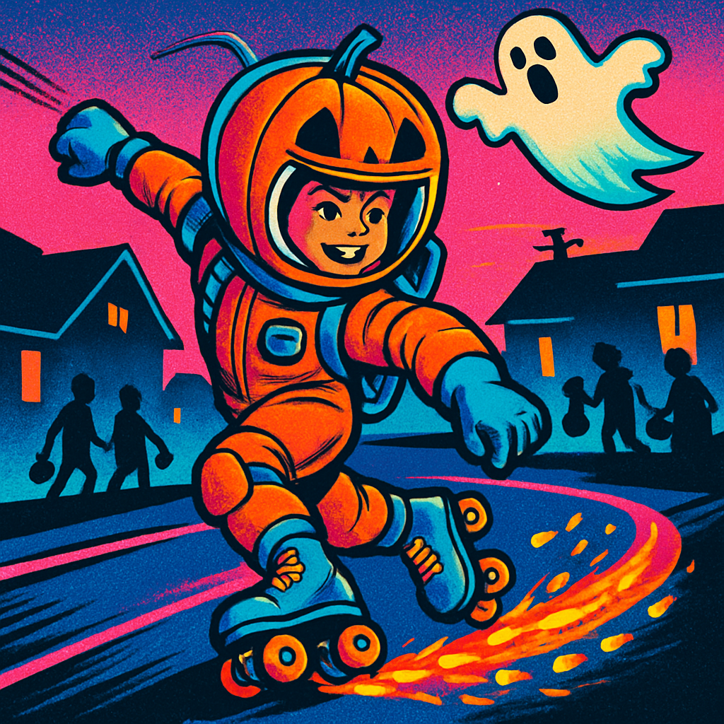 Candy Comet Skate Parade diamond painting