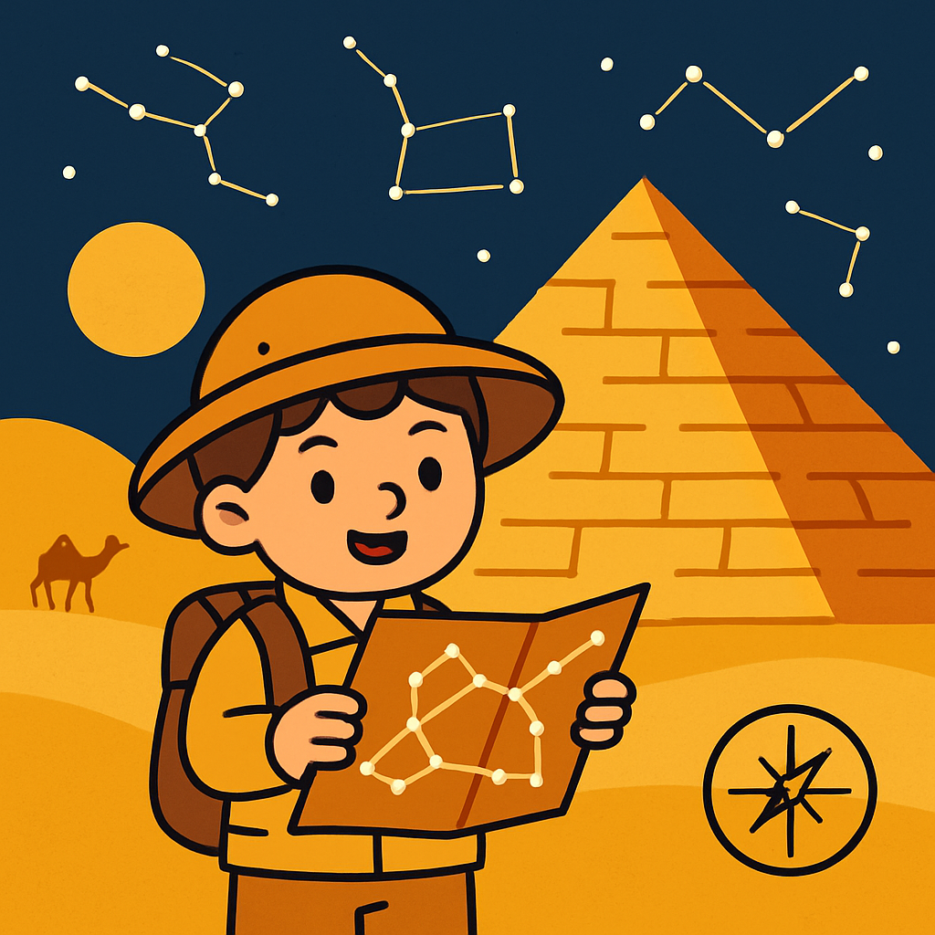 Pyramid Stars Navigation Lesson painting diamond kit