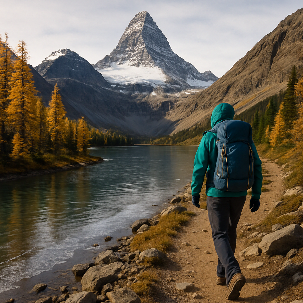 Autumn Light On Mount Assiniboine And Sunburst Lake diamond painting
