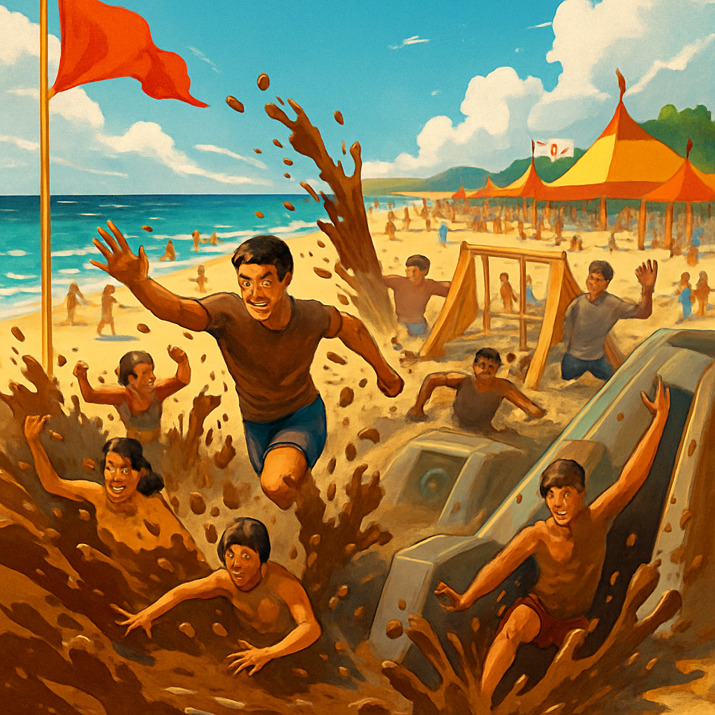 Boryeong Mud Festival paint by diamond