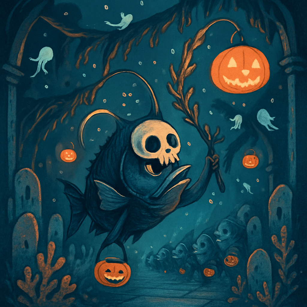 Lanternfish Underworld Parade diamond painting
